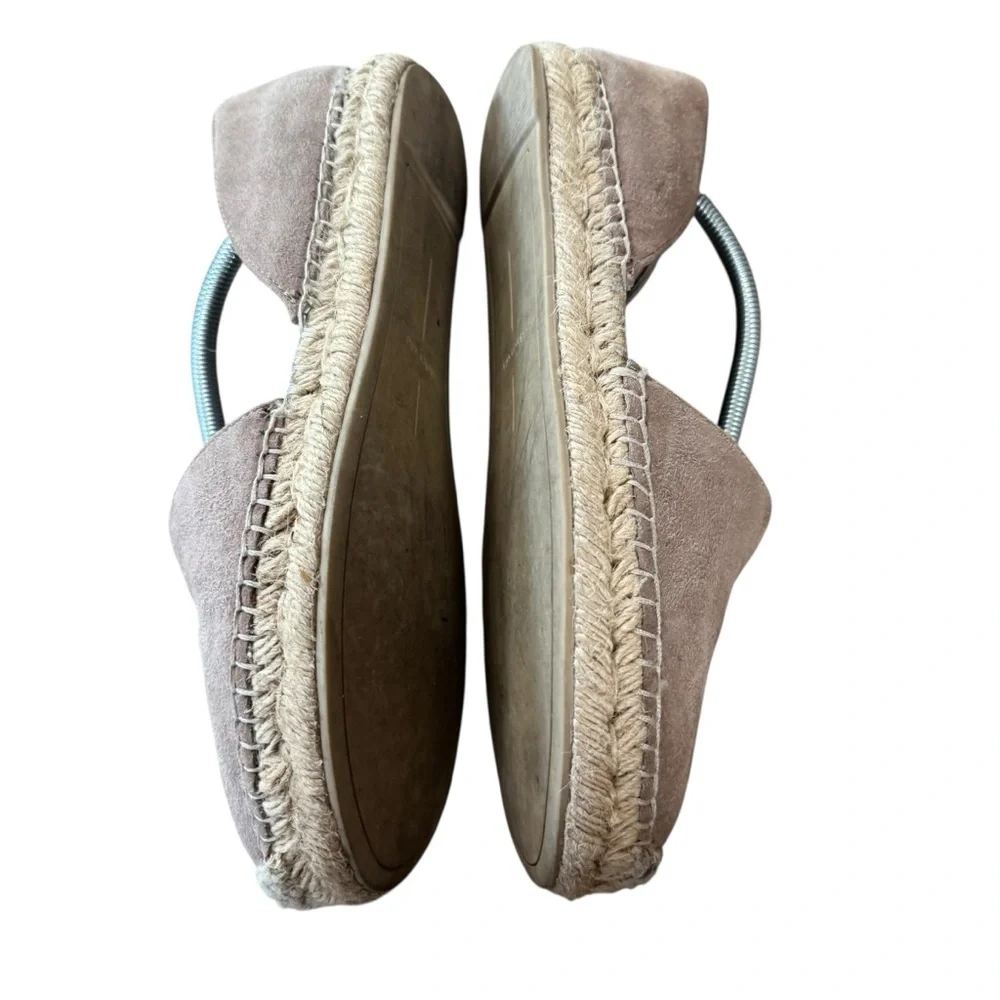 Dolce Vita Size 8 Suede Tan Small Platform Espadrille D’Orsay “Ciara” Flats